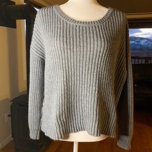 Grey Knit Sweater